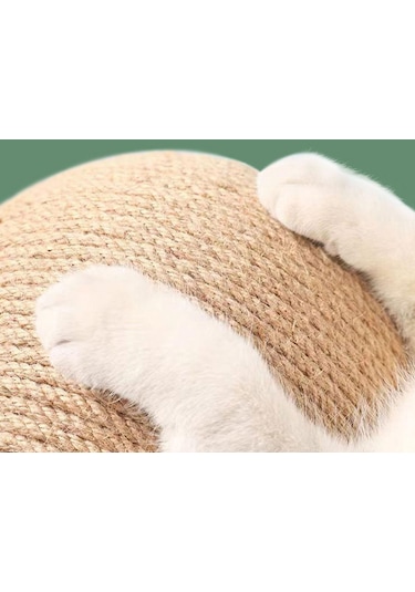 Magideal Suntek Sisal Kedi Yakalama Topu Tırmalama Tahtası 16 CM