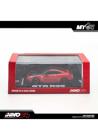 Inno 1/64 Nissan Gt-r R35 Nismo Red Çok Renkli