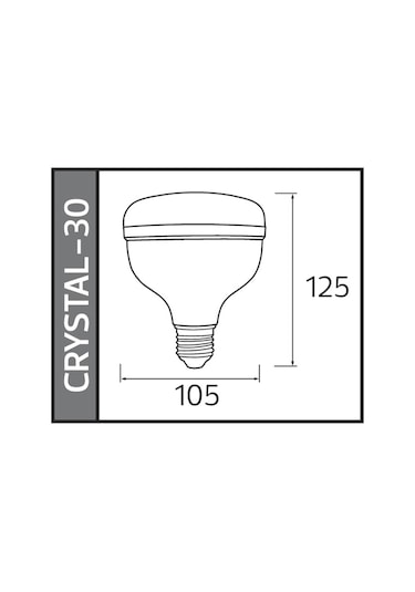 Horoz 30w Crystal-30 Led Torch Ampul 6400k