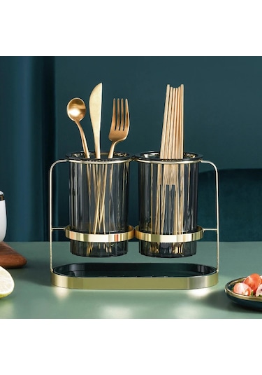 Çok İşlevli Saklama Çubuğu Tutucu Lüks Çatal Bıçak Süzgeci Kaşık Çatal Çubuk Saklama Rafı Diğer