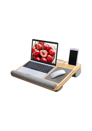 Konfeksiyon-Market Hodbehod Çok Amaçlı Laptop Sehpası Yastıklı Notebook Masası