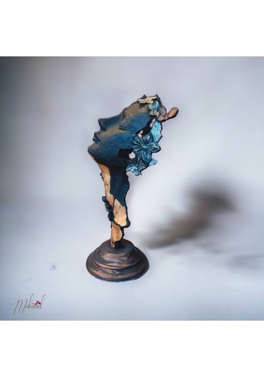 Kelebek Kız Heykeli Figürü -masa Dekorasyonu İçin Şık Bir El