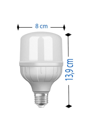 Philips TrueForce 20W (55W) Torch Led Ampul Beyaz 6500K - Jumbo Pazar Lambası 13,9 cm