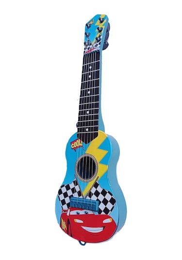 Satış Diyarı Araba 6 Telli Oyuncak Çocuk Gitarı Ispanyol Gitar 15X50 Cm