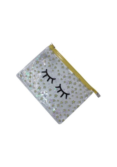 Vuki A4 Sulu Fermuarlı Şeffaf Dosya Vk-0073-05 Kirpik