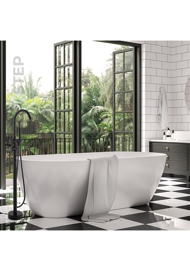 Newarc - Step Tabandan Banyo Bataryası Siyah - 900516b 191083 Diğer