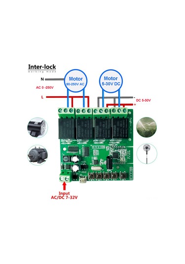 Teltree 4 Yollu Zigbee Akıllı Anahtar Modülü - Tuya/ewelink Uyumlu, Akıllı Telefon Kontrolü, Zamanlama Ve Ses Komutu Desteği Dc5v/7-24v 1-gang