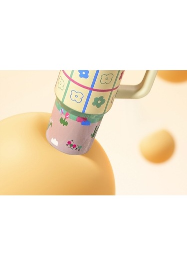 Maoyaya Soğuk Ve Sıcak Koruyan Tonlarca Kullanımlık Termos Bardağı - Pembe Pembe