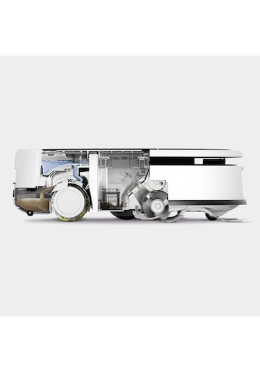 Karcher RVF 7 13.000 Pa Akıllı Kir Algılama Teknolojisi Robot Süpürge Beyaz
