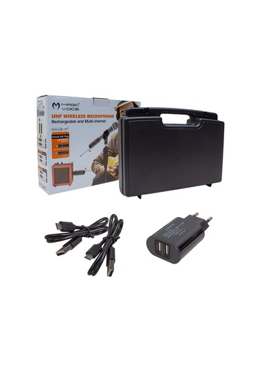 Magicvoice Mv-19589 Uhf Mini Yaka -Kürsü Kablosuz Enstrüman Mikro