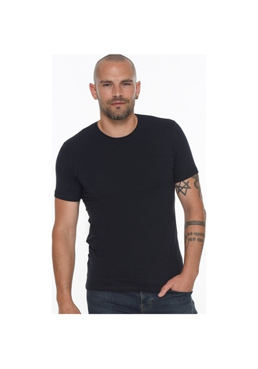 Üçlü Set T8569 Dewberry Bisiklet Yaka Erkek T-shırt-koyu Lacivert-koyu Lacivert-koyu Lacivert Koyu Lacivert-koyu Lacivert-koyu Lacivert