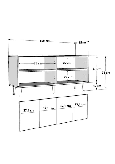 Arnoct Kb150 Konsol Antrasit-gümüş