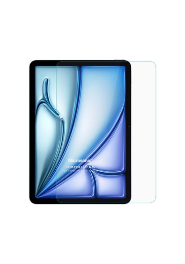Microsonic İpad Uyumlu Air 11 2025 A3266-a3267 Tempered Glass Cam Ekran Koruyucu
