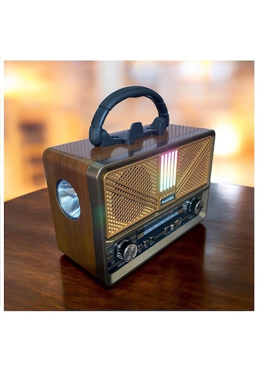 18 Cm 3 Bant Nostajik Usb Bluetooth Radyo 0513