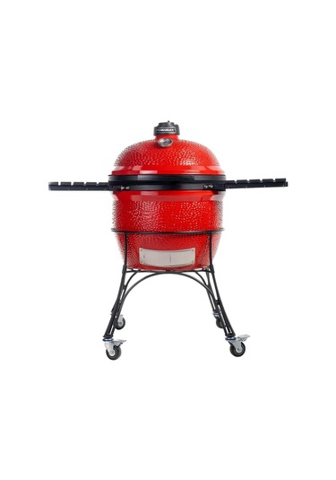 Kamado Joe Big Joe I Seramik Kömürlü Barbekü Kömürlü Mangal Kırmızı