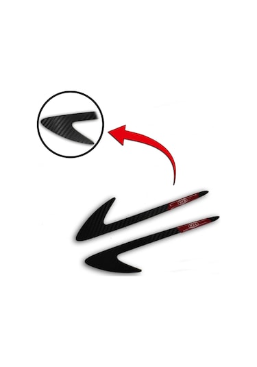 Kia Pride Uyumlu Carbon Kapı Eşiği + Carbon Çamurluk Venti (552313706)