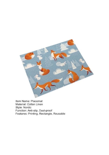 İskandinav Tarzı Mutfak Yeniden Kullanılabilir Placemat Hayvan Orman Desen Bulaşık Bezleri Emici Hızlı Kuruyan Yıkanabilir Masa Mat G Diğer İskandinav Tarzı Mutfak Yeniden Kullanılabilir Placemat Hayvan Orman Desen Bulaşık Bezleri Emici Hızlı Kuruyan Yıkanabilir Masa Mat G Diğer