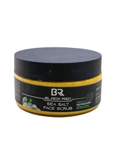 Black Red Sea Salt Mentollü Yüz Peelingi Face Scrub 220 Ml