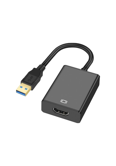Sanec Usb'den Hdmı Adaptörüne, Usb'den Hdmı Kablosuna, 1080p Full Hd Usb 3.0/2.0'dan Hdmı Adaptörüne Çoklu Ekran Ses Video Grafik Kablosu, Dizüstü Bilgisayar, Hdtv Tv, Pc, Windows 10/8.1/8/7 İle Bm.16