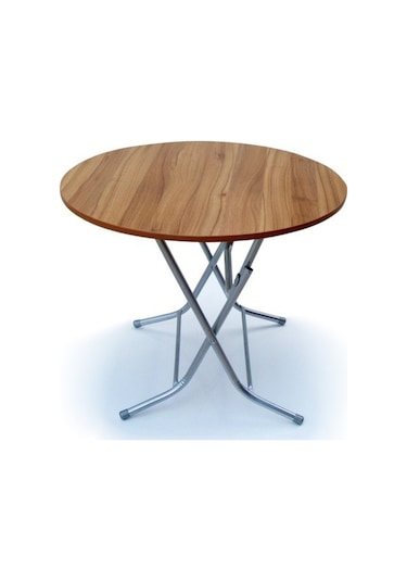 Sepet38 Teknor 90 Cm Yuvarlak Katlanır Masa - Yemek Masası