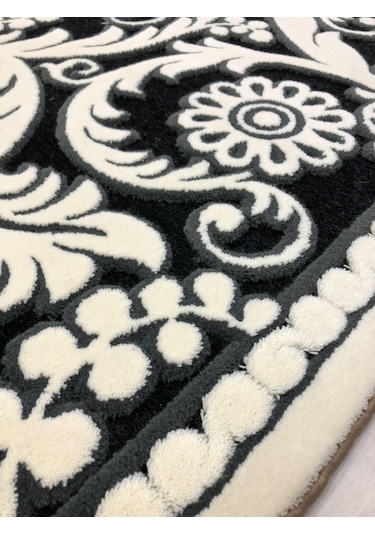 Saray Halı 3B 11470 B 150X230 Krem Siyah 4 M2 Halı !