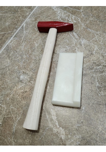 Laminant Parke Orta Polyamid Döşeme Çakma Takozu 2cm 15cm Ve 500gr Çekiç