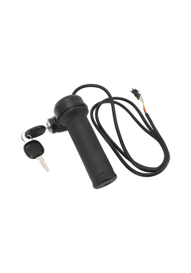 Xindoker Elektrikli Bisiklet Ve Scooter İçin Su Geçirmez Hız Kontrolü, Geri Vites Ve Anahtar Kilidi İle Kauçuk Tutamak Diğer