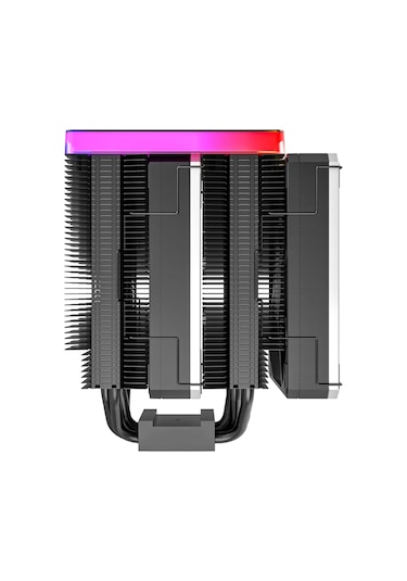 Montech Metal Dt24 Premıum Hava Soğutucu , Yüksek Performanslı Çift Kule Cpu Soğutucu, 2x Metal 120