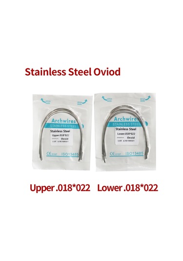 10packs 100 Adet Paslanmaz Çelik Ss Braketi Tel Oround Yuvarlak Dikdörtgen Kahverengi