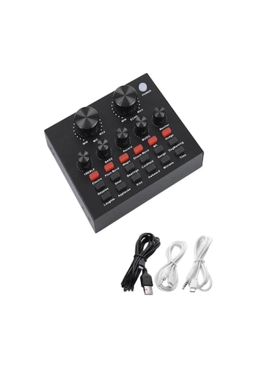 Filtreli Condenser Mikrofon Ses Kartı Stand Set