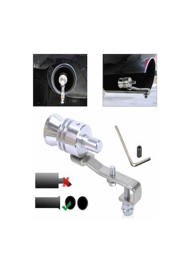 Egzoz Ucu Aparatı Islık Sesli Büyük  Eguc519