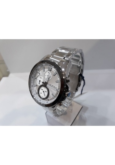 JG.POLO CLUB JPC.0822.2773M.4 Gümüş renk çelik erkek kol saati