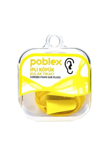 Poblex Ipli Köpük Kulak Tıkacı