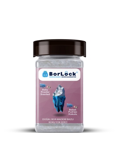 Borlock Bebek Pudrası Kokulu Koku Giderici 175 G