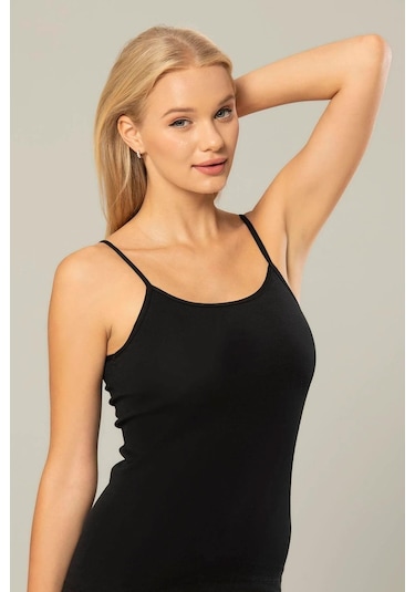 Erdem Kadın Ribana İp Askılı Atlet 2153 - 3 Adet 001