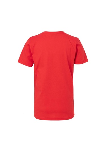 BRZ Kids Baskılı Unisex Çocuk Kısa Kollu T-shirt - 2 Yaş Kırmızı