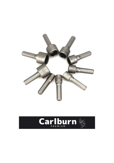 Premium Titanyum Kaplama Uzun Ömürlü Aşınma Karşıtı Koruma 9 Parça Manyetik Somun Adaptörü Seti