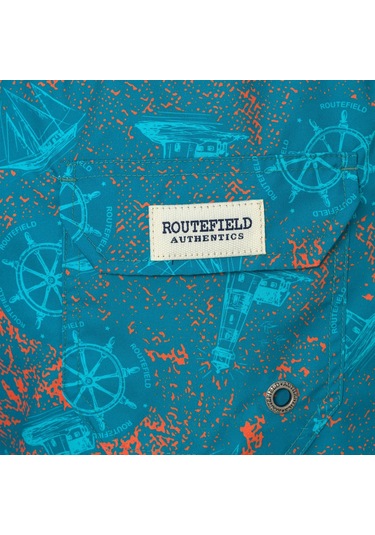 Routefield View Erkek Deniz Şortu Renkli Çok Renkli