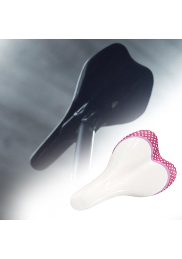 Homyl Çocuk Bisikleti Sele Tamir Parçaları Hafif Erkek Ve Kız Kalınlaştırılmış Beyaz Pembe