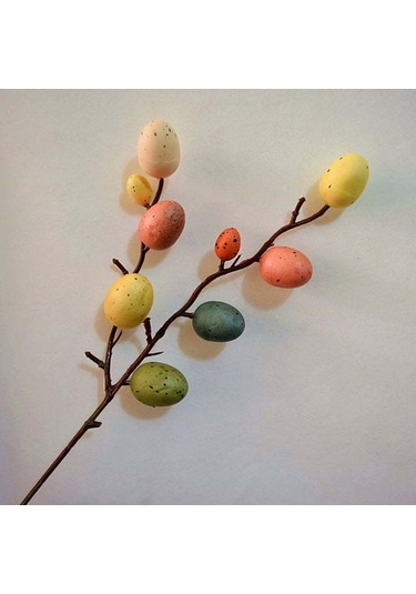 Yunboo 8 Adet Yumurta Süsleme Dalı - Dıy Paskalya Ev Dekorasyonu, Aile Salonu Ve Alışveriş Merkezi İçin Stili Ş Tasarım