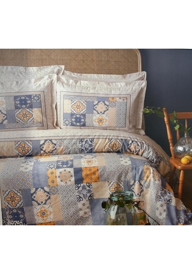 Apricitas Home Pike Takımı Maude İndigo Ç.k Mavi - Sarı
