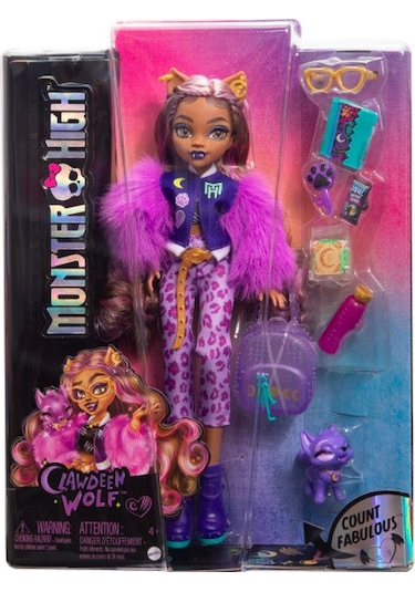 Monster High Acayip Havalı Arkadaşlar - Clawdeen