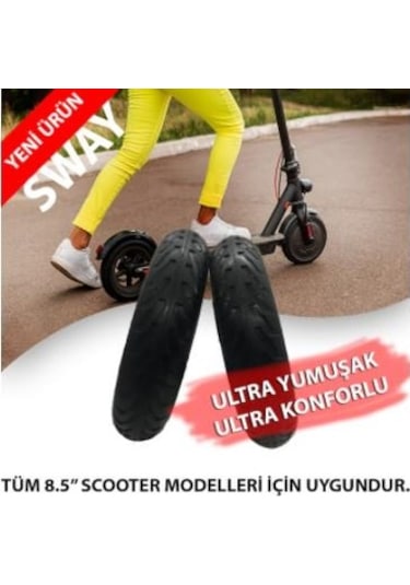 Xiaomi Sway 8.5 İnç Elektrikli Scooter Dolgu Dış Lastik 8-1/2