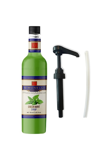 Simonelli Kahve Şurubu| Nane Aromalı | 70 CL | + Pompa Simonelli