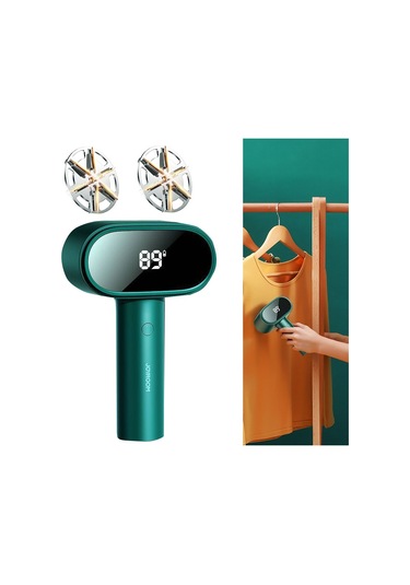 Sones Joyroom Gh120 Ev Giyim Tüy Yumağı Düzeltici 2 Bıçak Başlığıyla Giysilere Zarar Vermeden Tüylenmeyi Giderir Yeşil