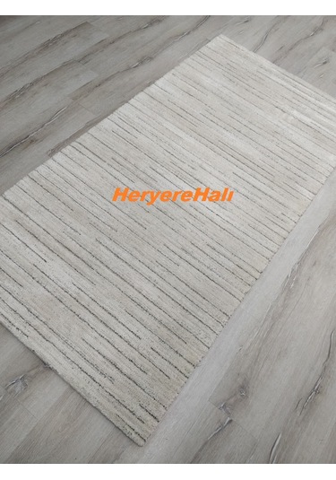 Foneks Halı Oslo 24589a Krem Bej 160x230 Cm Yumuşak Halı