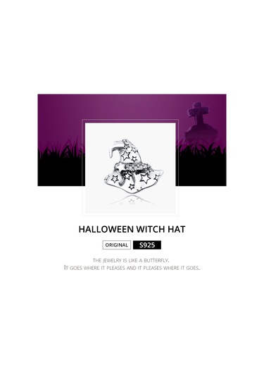 S925 Ayar Gümüş Cadı Şapka Boncuk Dıy Bilezik Kolye Aksesuarları Çok Renkli