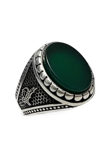 Onyx Taşlı Erkek Yüzüğü 260059566g33y Gümüş