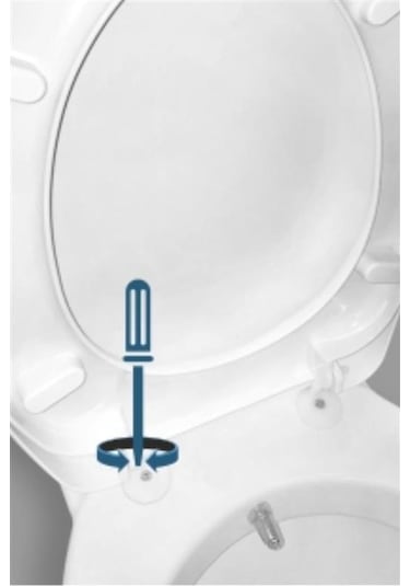 Rona Tisa Thermoplast Standart Klozet Kapağı (Üstten Monte)