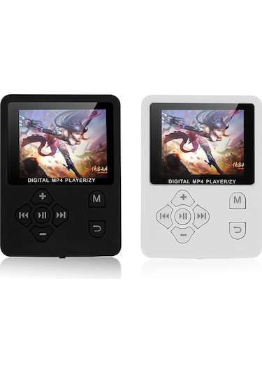 Lemestar Siyah 1.8 İnç Tft Ekranlı Dijital Çalar - Tf Kart Destekli Mp3/video Oynatma, Fm Radyo, Ses Kaydı, E-kitap Ve Kronometre Fonksiyonları